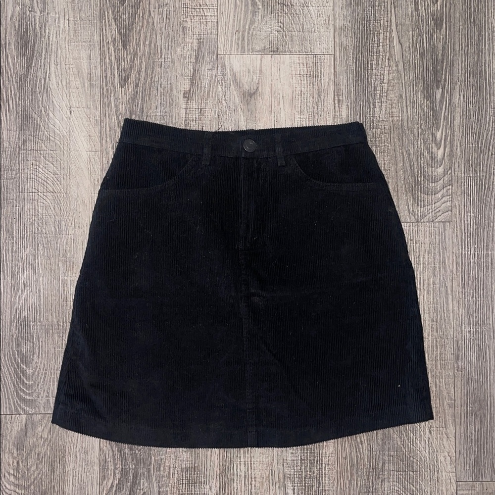 Brandy Melville Black Mini Skirt